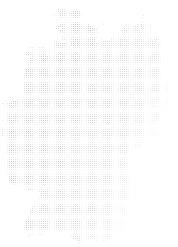 Illustration of Germany with data privacy features.