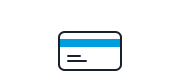 Credit card icon for live chat software payment.