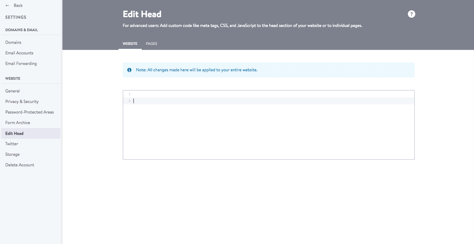 Screenshot Live-Chat einfügen auf Jimdo
